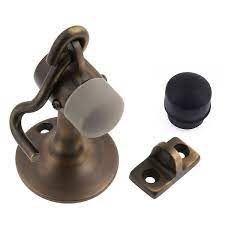 Idh By St Simons 13020 005 Solid Brass Canon Hook Door Stop Holder Antique Brass