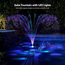 Floating Solar Water Fountain Pump Led