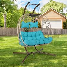 Double Hanging Swing Egg Chair