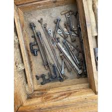 An Antique Carpenters Tool Chest With