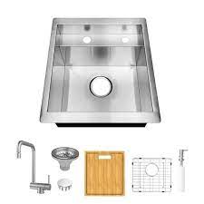 Bar Sink With Folding Faucet 4334f