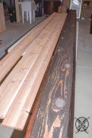 diy architectural cedar ceiling beams