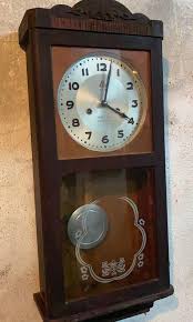 Antique 555 Key Winding Wall Clock