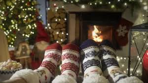 Fireplace Family Stock Footage