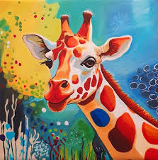 Buy Art Buy Colorful Animal Painting