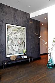 Venetian Plaster Modern Living Room