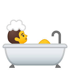 Person Taking Bath Icon Noto Emoji