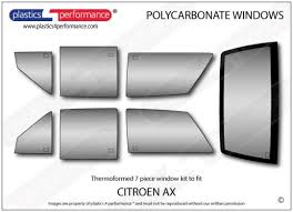 Citroen Ax Lexan Polycarbonate