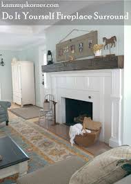Diy Fireplace Surround Built From