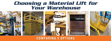 material lift for your warehouse