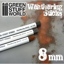 gsw 9311 weathering brushes 8mm set