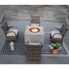 Wicker Patio Dining Set