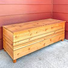 Diy Outdoor Storage Box With Plans