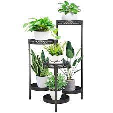 Dyiom 27 5 In Black Metal Plant Stand