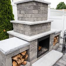 Outdoor Stone Fireplace Kits Outdoor