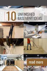 Unfinished Basement Ideas