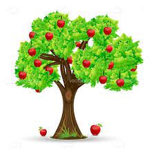 Red Apple Tree Vectorjunky Free