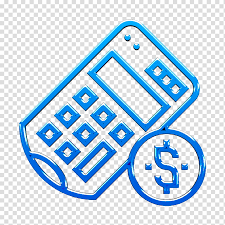 Calculator Icon Blockchain Icon Budget