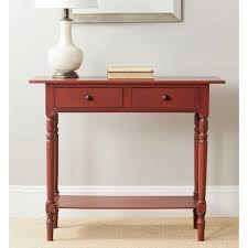 Red Wood Console Table Amh5705e