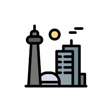 Toronto Canada City Vector Design