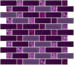 Custom Purple Glass Mosaic Blend