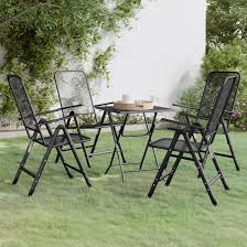Small Square Metal Mesh 5 Piece Dining