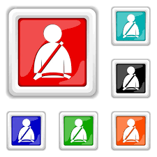 Safety Belt Icon Stock Vector By