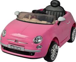 Licensed 12v Ride On Electric Pink Fiat