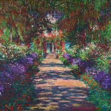 Monets Garten In Giverny Painting