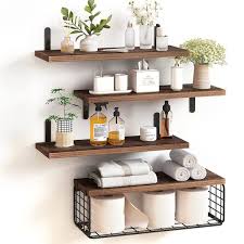 Wood Wall Floating Shelves