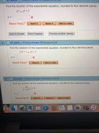 Exponential Equation Chegg