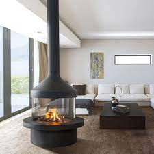 Indoor Wood Burning Fireplace European