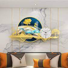 Creative Wall Clock Deer Living Room