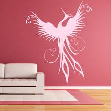 Phoenix Rising Mythical Birds Wall