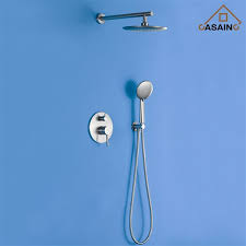 Casainc Brushed Nickel Rain Shower Head