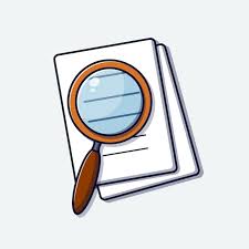 Magnifying Glass Ilration Searching