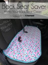 Back Seat Cover Free Tutorial Sewing