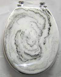Decorative Resin Toilet Seat Cover