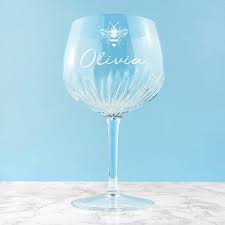 Personalised Gin Glass Crystal
