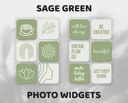 Sage Green App Icons Iphone Theme Pack