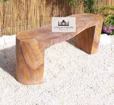 Modern Curved Sandstone Garden Bench