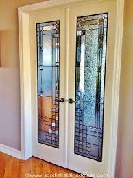 Leaded Glass Doors Interior