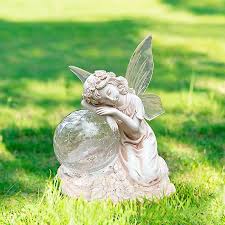 Jinxiu Solar Fairy Angel Garden Resin