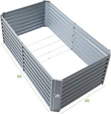 Land Guard Galvanized Raised Garden Bed