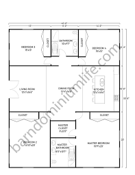 40x50 Barndominium Floor Plans 8