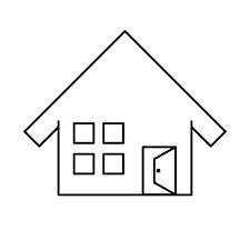 Open Door Housing Icon House Vector