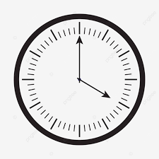 Black And White Wall Clock Icon Showing