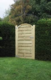 Arched Horizontal Gate Garden Gates