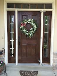 Gel Stained Fiberglass Door I Used Old