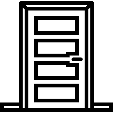 Door Basic Miscellany Lineal Icon
